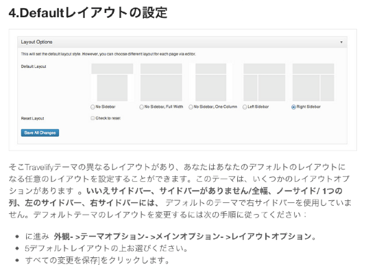 写真ブログ用の無料WordPressテーマ「Travelify」のマニュアル