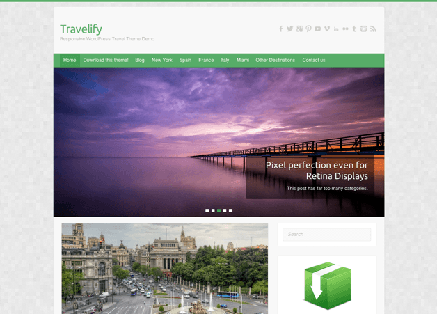 無料なのが謎 簡単 超高機能なブログ用wordpressテーマ Travelify