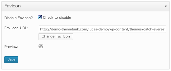 ブログやビジネス用の無料WordPressテーマ「catcheverest」のファビコンの設定方法