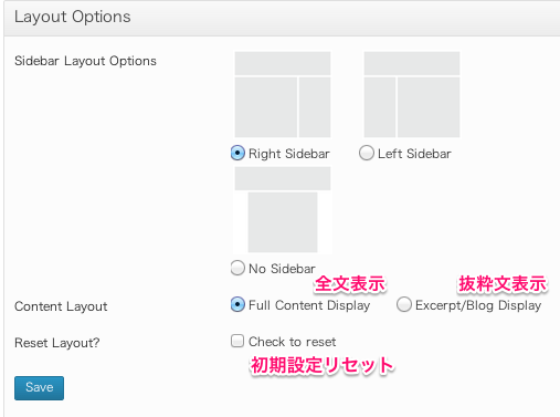 ブログやビジネス用の無料WordPressテーマ「catcheverest」のページレイアウトのカスタマイズ方法1