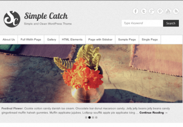 シンプルな個人ブログから写真・ビジネス用途もOK！「Simple Catch」