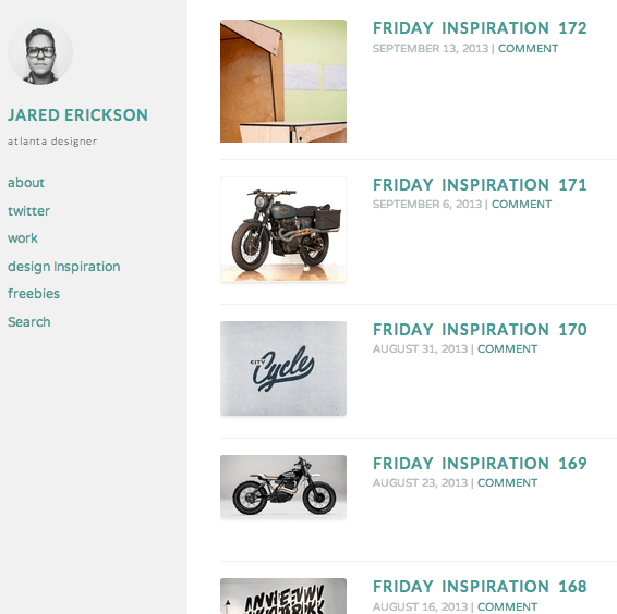 ブログ-ポートフォリオ用の無料WordPressテーマ「Required」のカテゴリーページデザイン