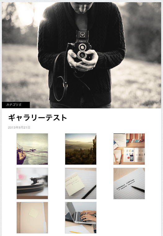 ポートフォリオ-ブログ用の無料WordPressテーマ「Gridly」の投稿方法５