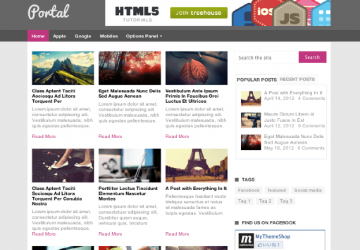 ポータル的なブログ・Webマガジンにおすすめ。WP無料テーマ「Portal」