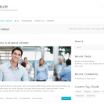 ビジネスサイト用の無料WordPressテーマ「Attitude」の個別のページデザイン２